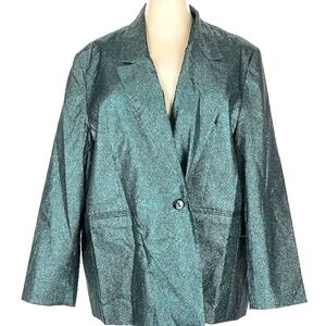 Nasty Gal Inc  Metalic Blazer Size 18 NWT